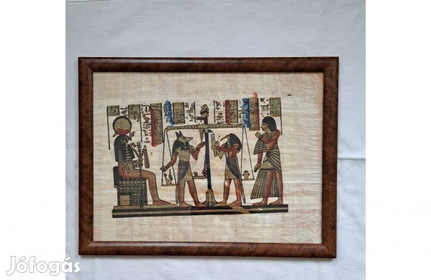 Egyiptomi papirusz kép 34 x 44 cm
