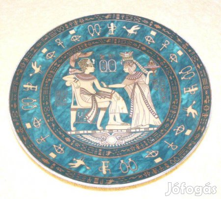 Egyiptomi porcelán falitányér