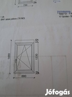 Egyszárnyas 88 - as ablakok