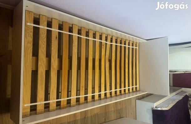 Egyszemélyes fehér ágy jó állapotban eladó