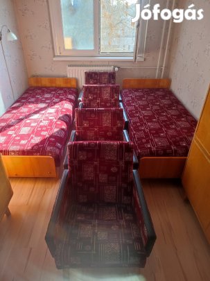 Egyszemélyes heverőpár ülöszettel Újszerű 