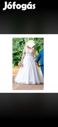 Egyszer viselt menyasszonyi ruha