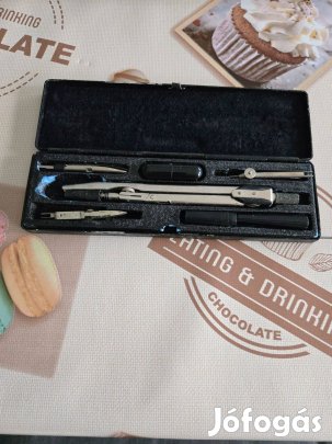 Egyszerű Kicsi retro körzőkészlet