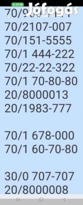 Egyszerű, könnyen megjegyezhető telefonszámok