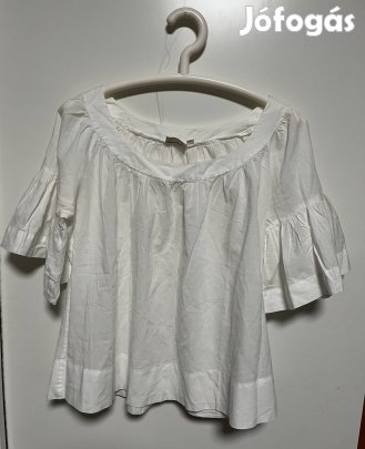 Egyszerű fehér blúz