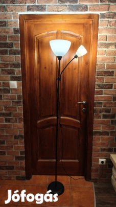 Egyszerű fekete állólámpa