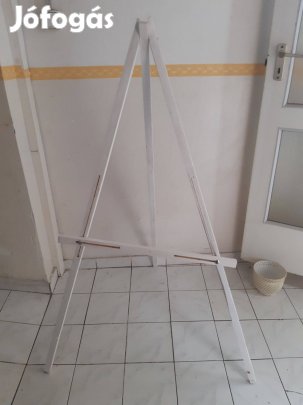 Egyszerű összecsukható festőállvány 122cm magas szétnyitva