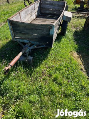 Egytengelyes ráfutófékes pótkocsi eladó!