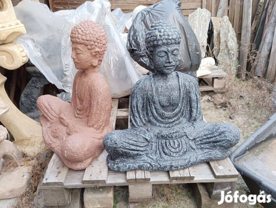 Egzotikus Kerti Kő Buddha Japán kertépítő szobor Fagyálló műkő