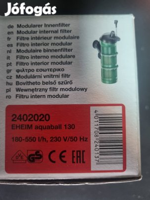 Eheim aquaball 130 akvárimszűrő,belsőszűrő
