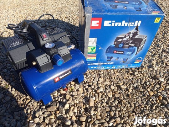 Einhell 6 literes ultra csendes 2 hengeres kompresszor 