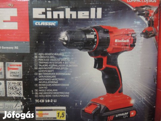 Einhell Akkumulátoros Fórógép Csavarbehajtó