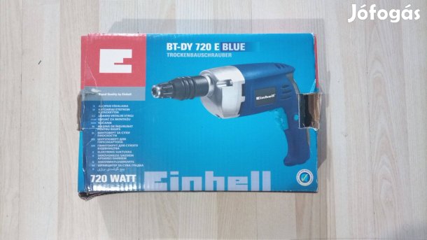 Einhell BT-DY 720 E Blue gipszkarton csavarbehajtó Új, 720W