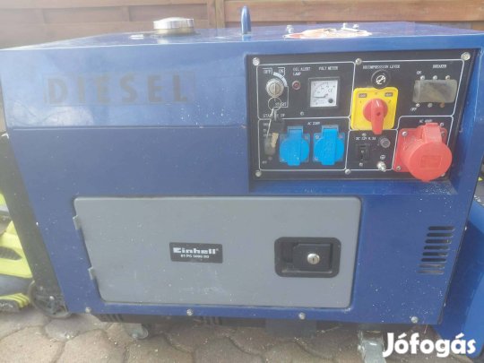 Einhell Dízel aggregátor 400 v 5Kw os