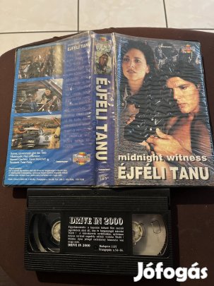 Éjféli tanú thriller vhs 