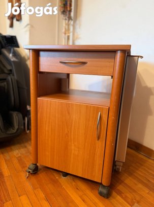 Éjjeli szekrény, kihúzható asztallal