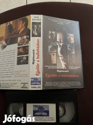 Éjjeliőr a hullaházban thriller vhs 