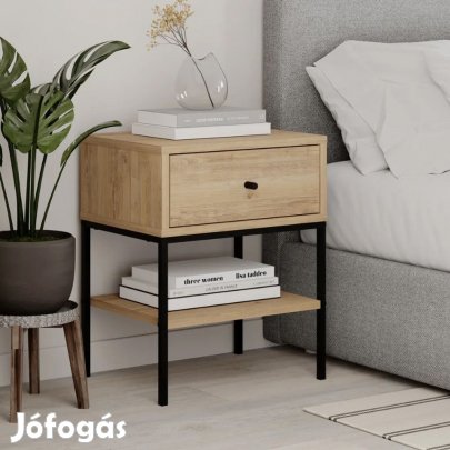 Éjjeliszekrény 56x35x45cm barna FUR1797