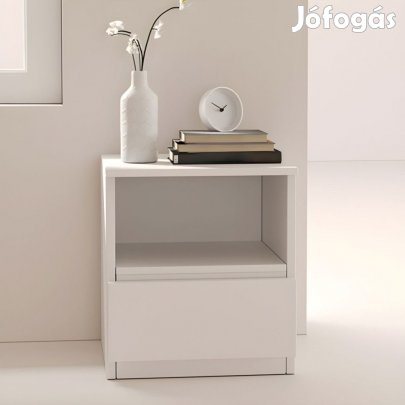 Éjjeliszekrény fiókkal 40x30x41 cm fehér FUR1912-1