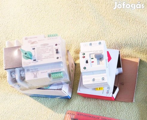 Éjszakai áram nappali áram generátor napelem átkapcsoló 1 fázisra