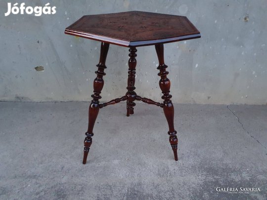 Eklektikus /Szecessziómintás/Teázó vagy kávézó asztal