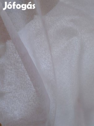 Ekrü sable függöny Ólomzsinórral 4,8 m x 280 cm) Új