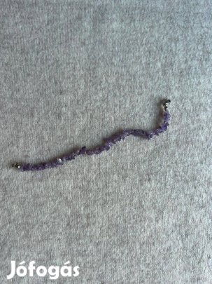 Ékszer - karkötő női - ametiszt, kristály