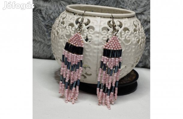 Ékszer fülbevaló rózsaszín új