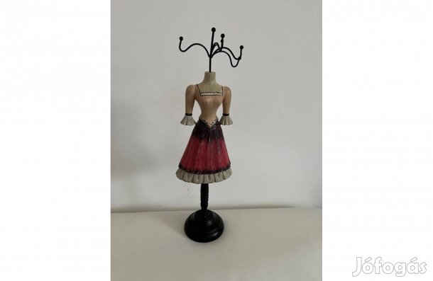 Ékszertartó állvány női alak dekoráció