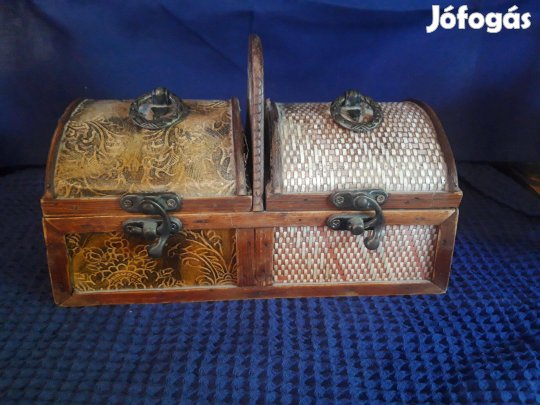 Ékszertartó fa ládikó