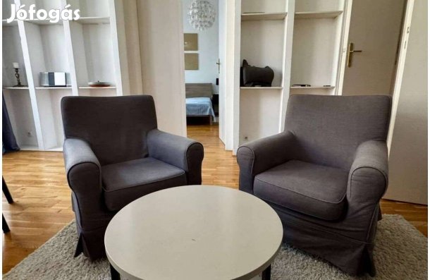 Ektorp Jennylund szürke huzatos fotel (2db elérhető)