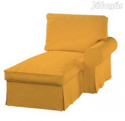 Ektorp fekvőfotel sárga huzattal