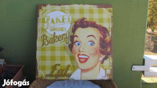 Eladásra kínálom a képen szereplő Baked Goodies Bakery Eat reklám nyom