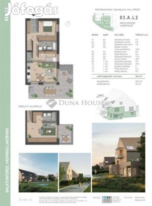 Eladó 103 nm-es lakás Balatonfüred