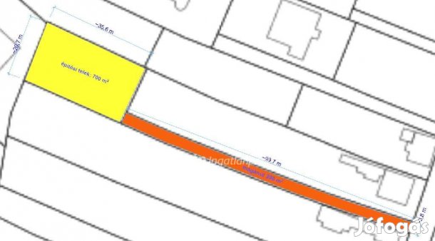 Eladó 1098 nm-es telek Tiszafüred