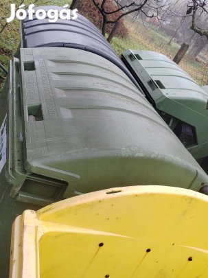 Eladó 1100 literes kuka szemetes hulladéktároló hulladékgyűjtő