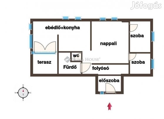 Eladó 110 nm-es ház Pellérd