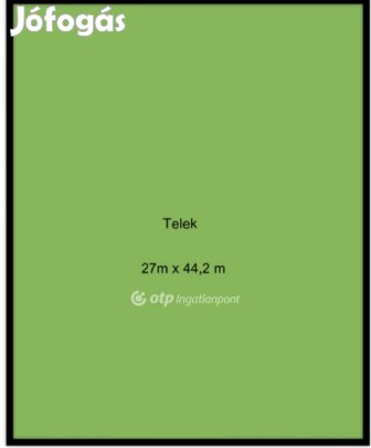 Eladó 1193 nm-es telek Kaba