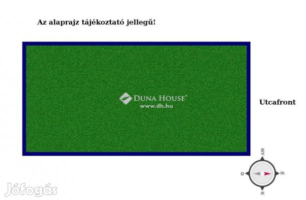 Eladó 1196 nm-es telek Magyaralmás