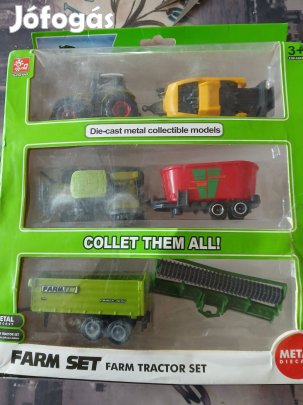 Eladó 13. 6-db Fém Traktor Szett Új Bontatlan