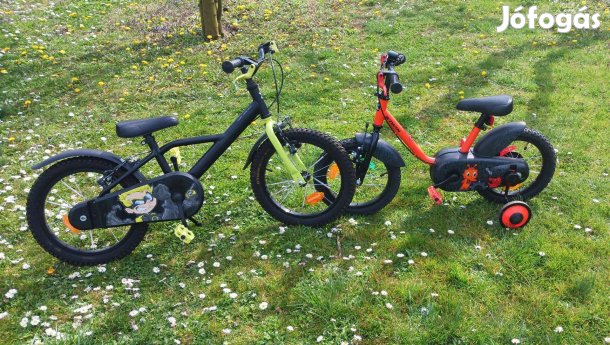 Eladó 14-es és 16-os Btwin gyerek biciklik /kerékpárok
