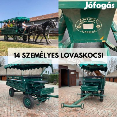 Eladó 14 személyes lovaskocsi