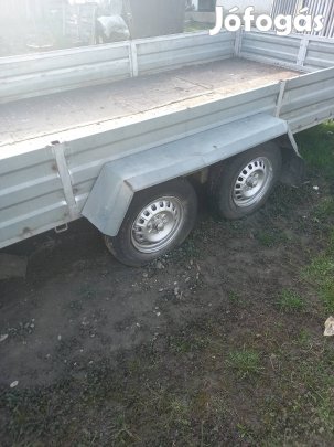 Eladó 1500kg össztömegű utánfutó