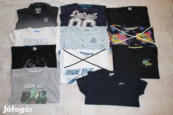 Eladó 152-es, 158-as póló csomagban