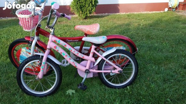 Eladó 16-os rózsaszín bicikli