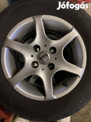 Eladó 175/70 R13 Toyo nyári gumi, Alessió könnyűfém felnivele