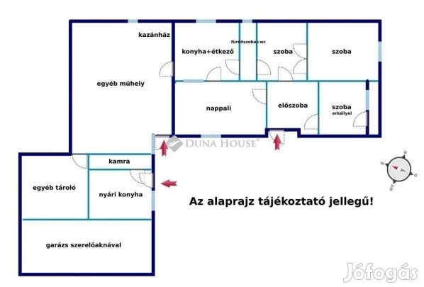 Eladó 180 nm-es ház Ócsa