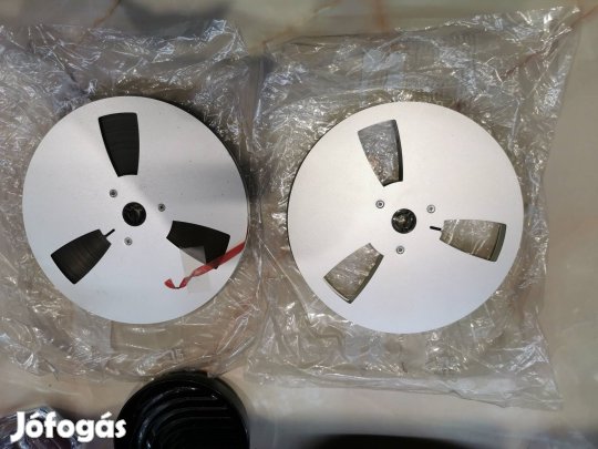 Eladó 18cm alu fém orsós magnó orsó pár  000