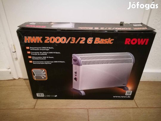 Eladó 2000 Wattos, szabályozható teljesítményű hősugárzó