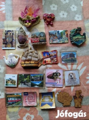 Eladó 20 db régi hűtőmagnes